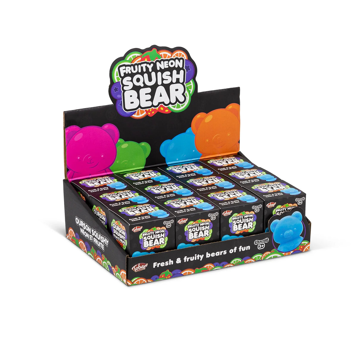 Fruity Neon Squish Bear